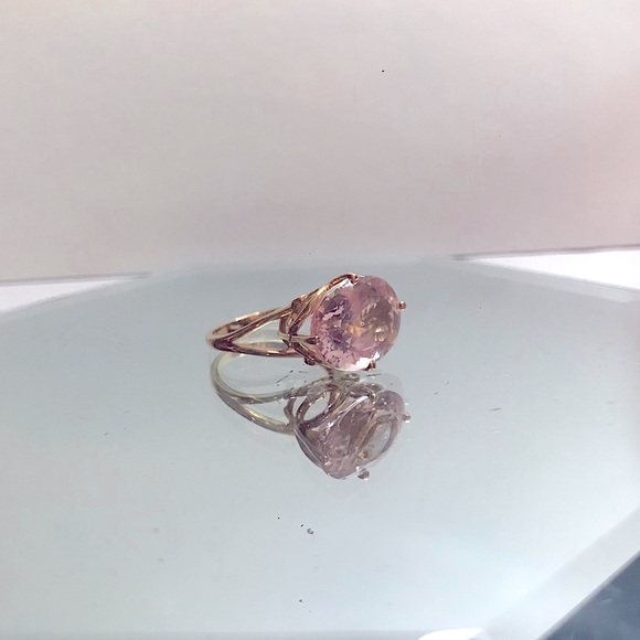 SOON 👀 PEACH MORGANITE 🎟 in 14K YELLOW GOLD ⚜️ - Picture 8 of 8